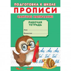 Прописи «Подготовка к школе. Слитное написание»